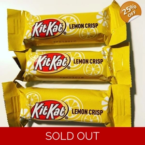 Kit Kat Lemon Crisp Minis - 3 Hersheys KitKat Miniatures